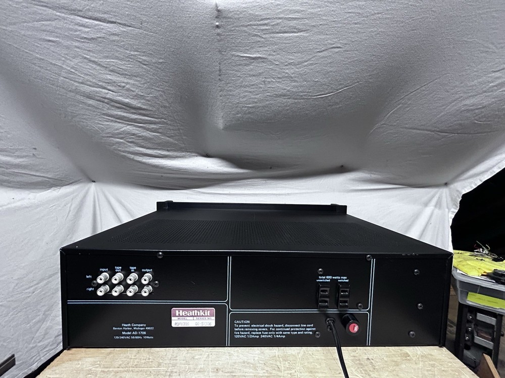Heathkit AD-1706 Active Audio Processor. Working 2 Years Ago. PARTS/REPAIR UNIT.