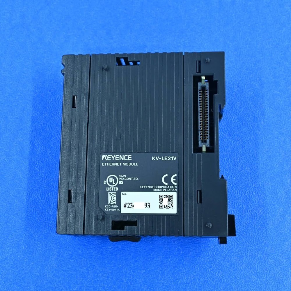 KEYENCE KV-LE21V PLC Expansion Module Operation Guaranteed USED