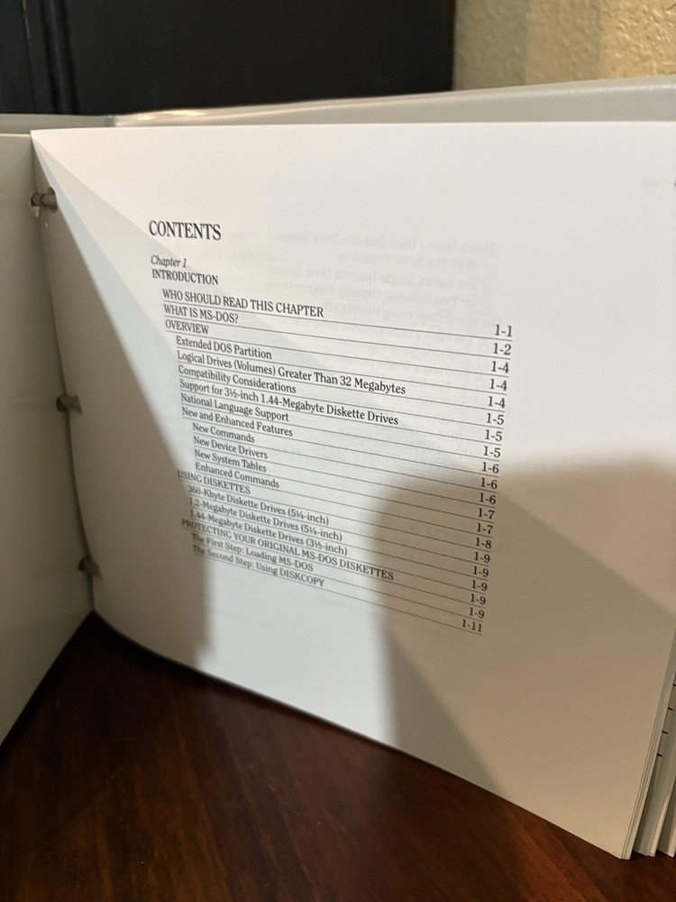 Vintage Compaq MS-DOS Version 3 Reference Guide