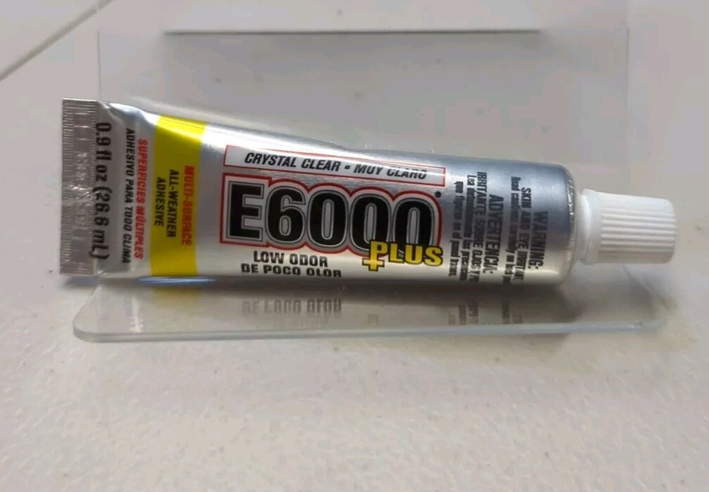 Project Glue - E6000 Plus - Multi-Surface, Craft & More - Clear - .9 fl oz