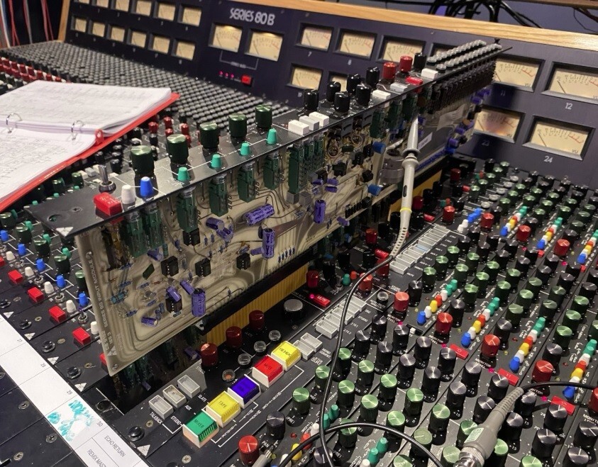 Trident 80B/C Recording Console Extender Pair Board Riser KIT FORM Single Sided