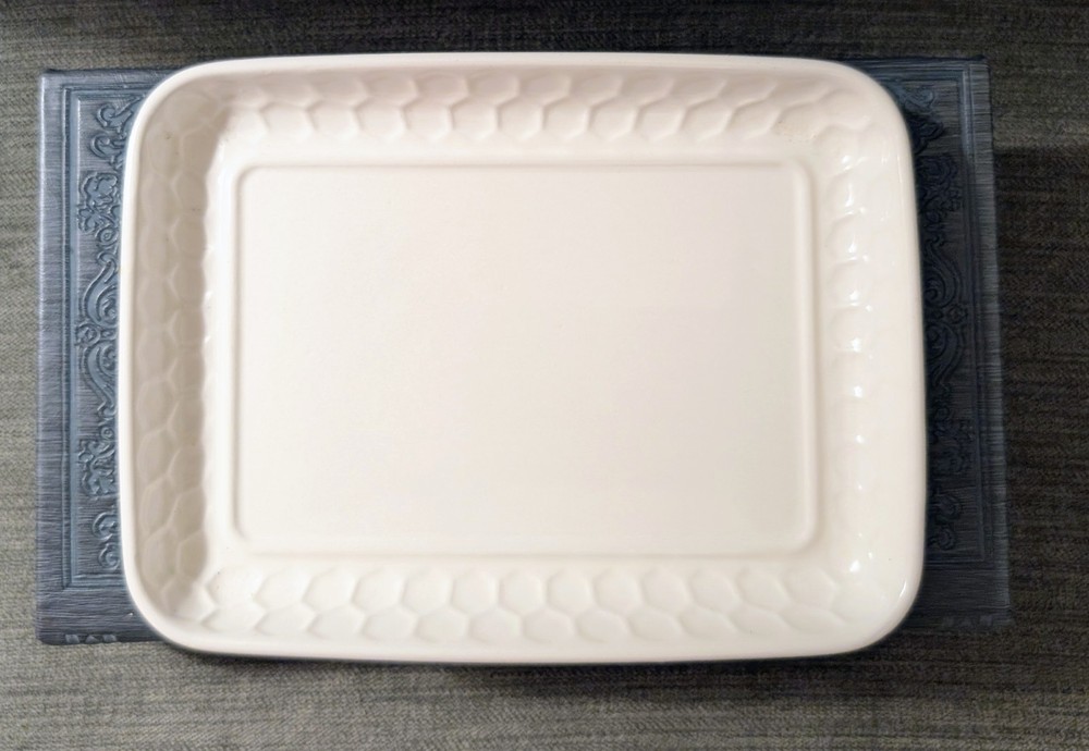 THL White Covered Butter Dish