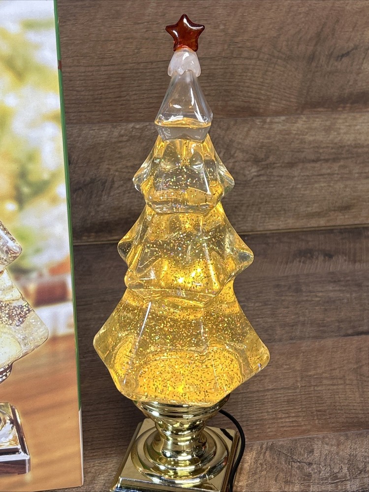 eldnacele Water Glittering Spinning Led christmas tree
