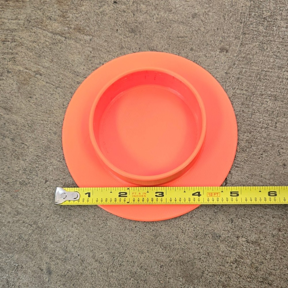 Anti-tip base for torch bottle
