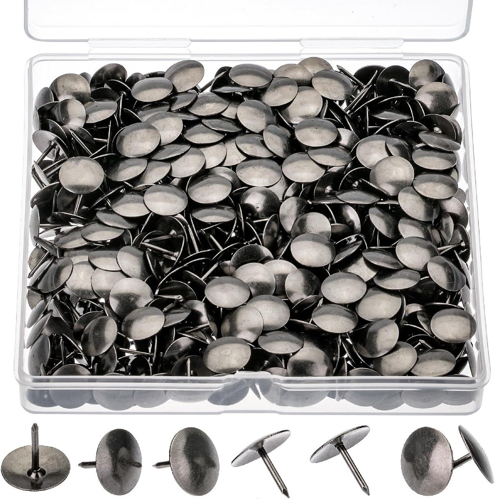 Mr. Pen- Thumb Tacks, 500 Pack, Black, Flat Push Pins, Thumbtack, Black