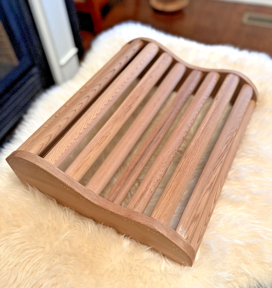 Cedar Sauna Headrest Pillow, Comfortable S-Shape Design