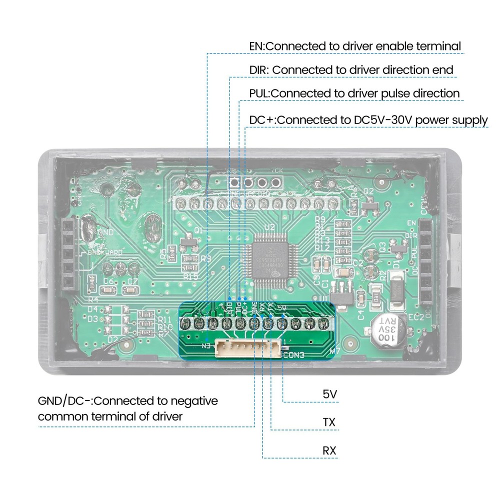 Stepper Motor Controller Driver Board, Forward/Reverse Pulse Speed Control...
