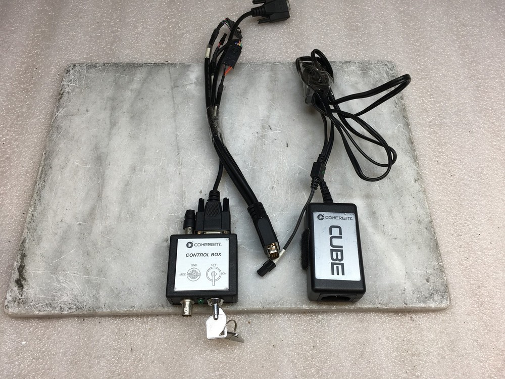 Coherent CUBE 403-50C Laser Diode System 1174298 w/ Power Supply Controller