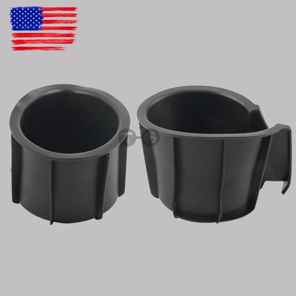 Right & Left Front Console Cup Holder Set Insert for Toyota 4RUNNER 2014-20