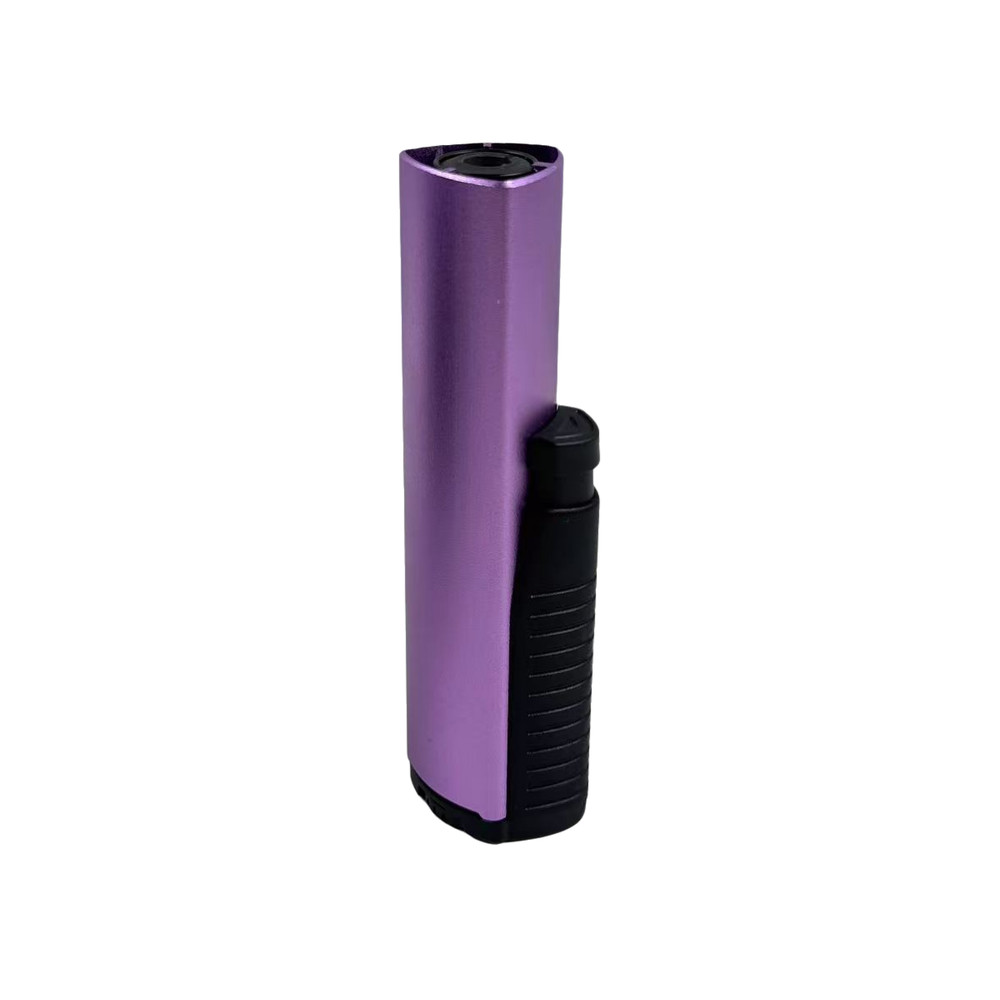 1pc Metallic color Torch Jet Flame Refillable Butane Adjustable Cigar Lighter