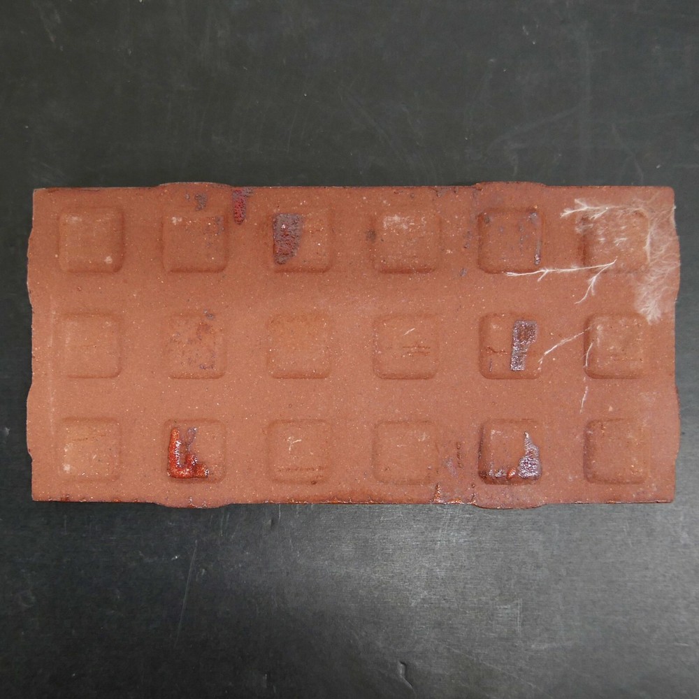 Vintage Subway Tile Mottled Orange