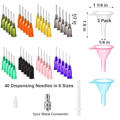 150 Pcs Pottery Tools Supplies, Ceramic Precision Applicator, Precision Tips