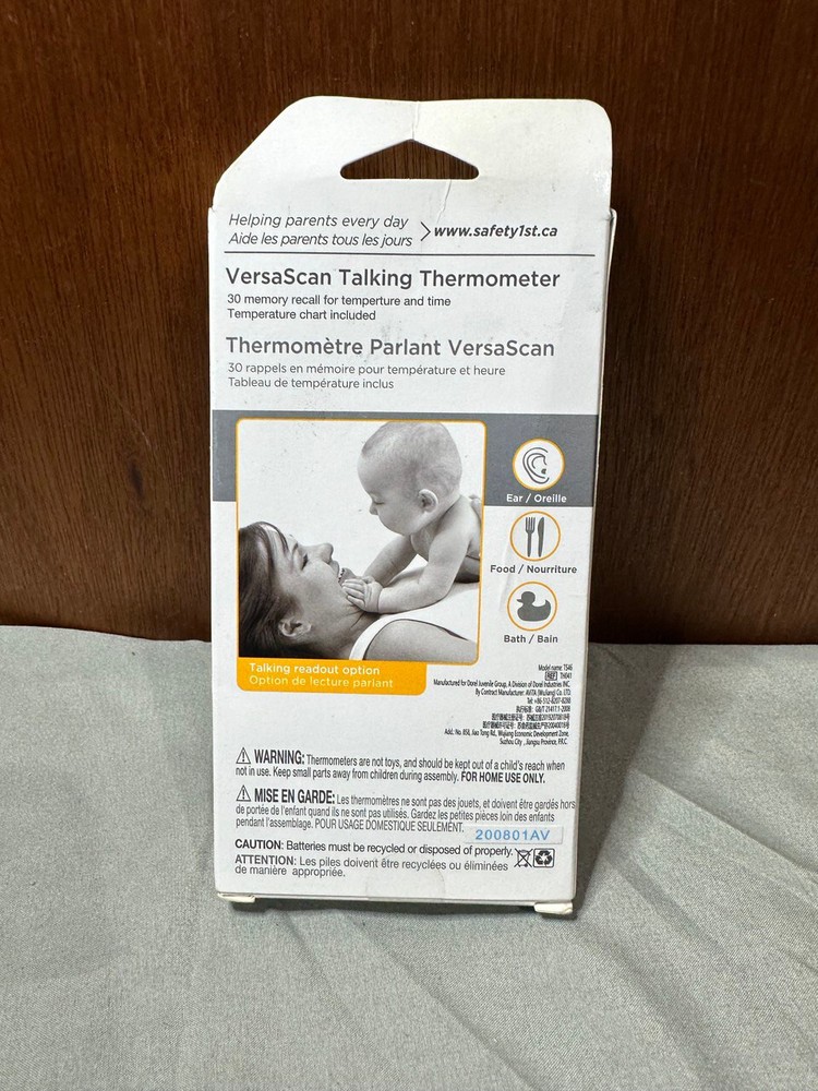 Safety 1St Versa Scan Talking Thermometer