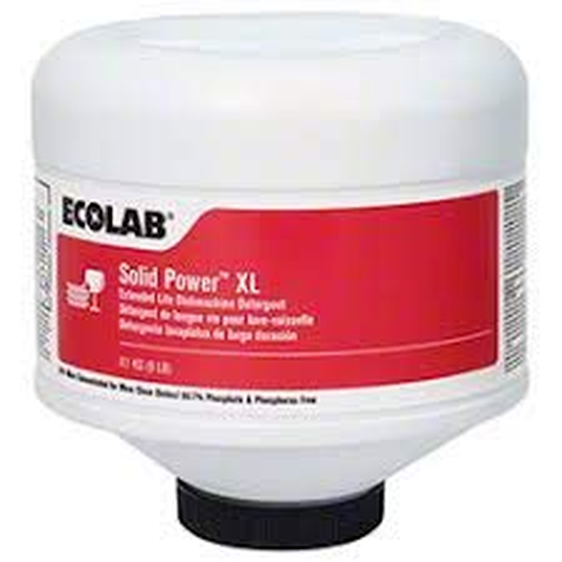 Ecolab Solid Power XL Dish Machine Detergent Capsule 9Lb 6100185
