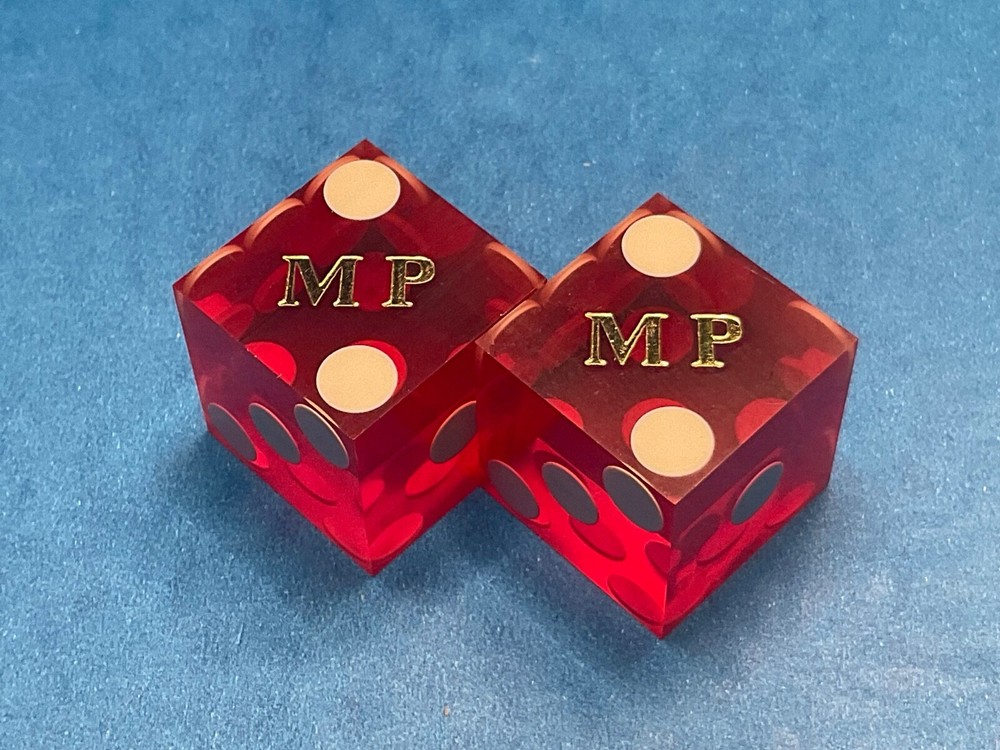——-MP—— CASINO DICE NON  MATCHING numbers