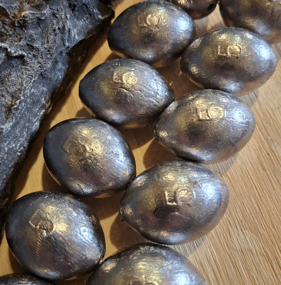 5 Oz Egg Weights - Texas Rig Decoy Weights - Per Dozen (Qty - 12)