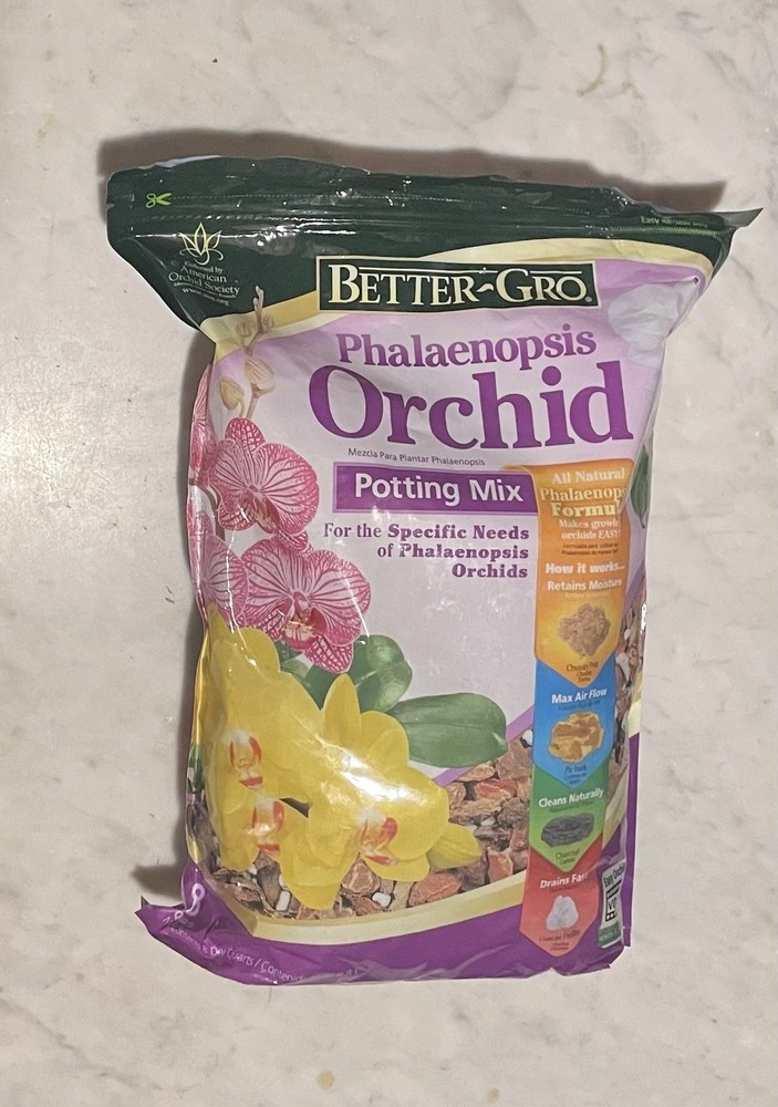 Orchid Drainage Pots, Grow Medium, Watering System.