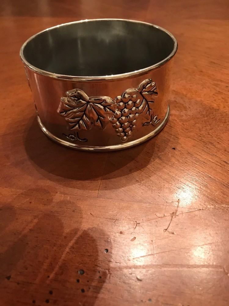 International Silver Company Silver Plated Wine Caddy Coaster