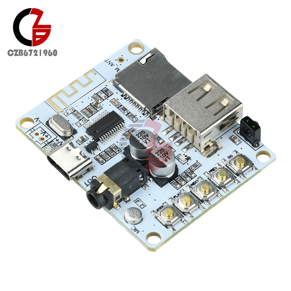 Audio Receiver Board Module Player Bluetooth 5.4 Lossless Decoder Module Type-C