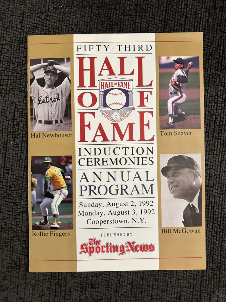 TOM SEAVER NIGHT 1992 PROGRAM 8/11/92 METS W/ EXTRA ITEMS