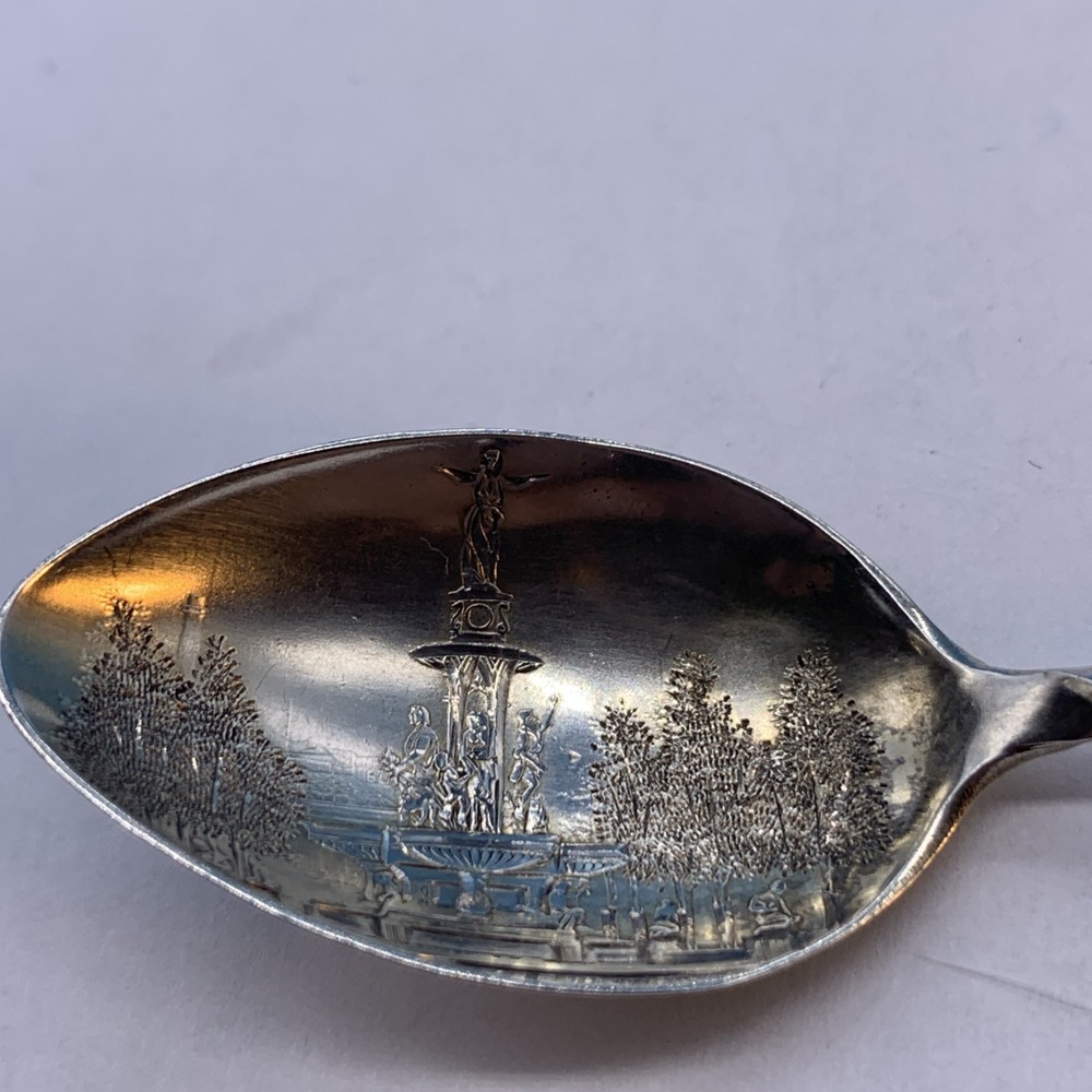 Vintage Sterling Silver Cincinnati Souvenior Spoon
