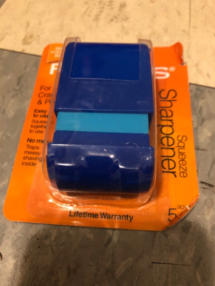 Fiskars Squeeze OR Designer Flip Wedge Sharpener - Pencils & Crayons