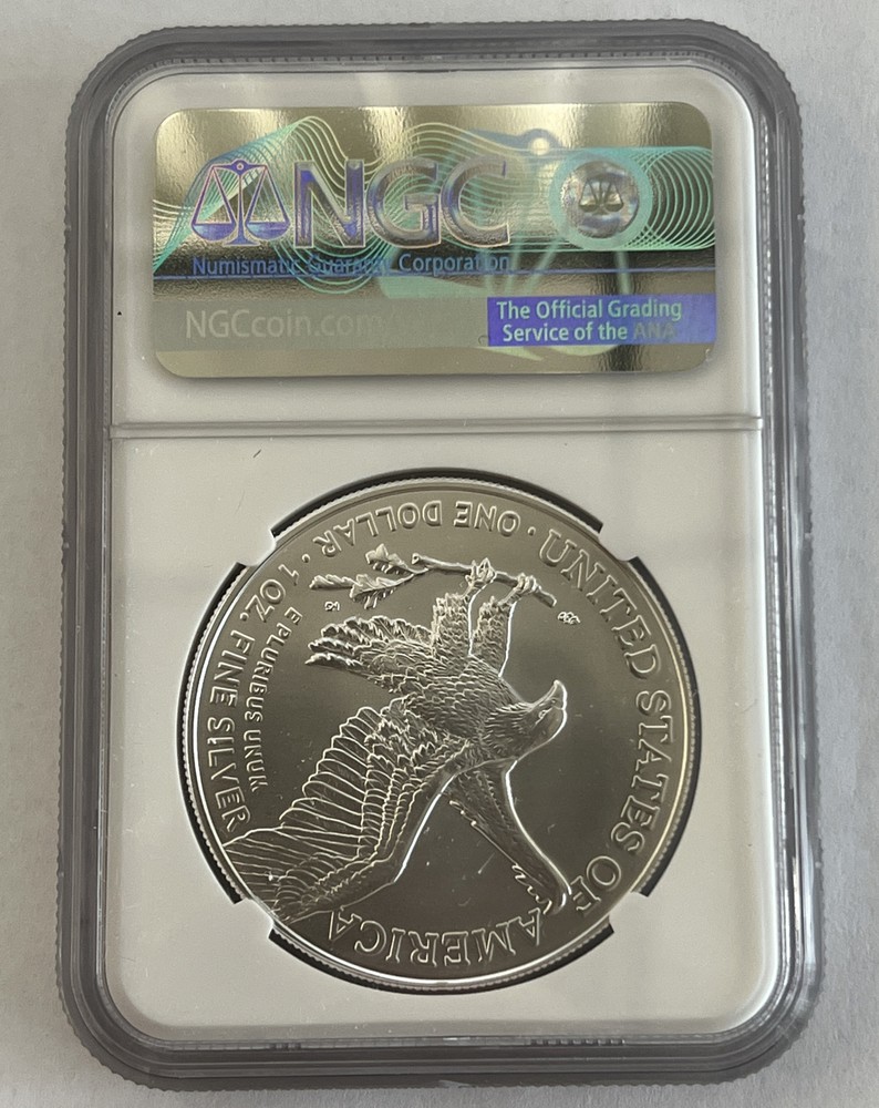 2021 Silver Eagle MS70 NGC Eagle Landing T-2 Early Releases