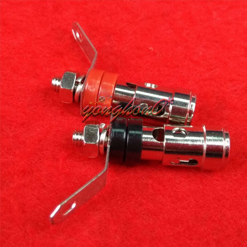 2PCS Small Spring Load Speaker Banana Amp Terminal Binding Post