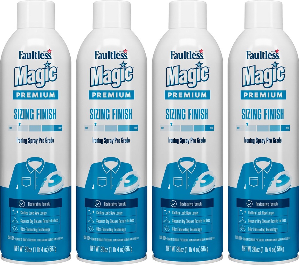 Magic Sizing Ironing Spray Lightweight Fresh Clean Scent for Easy Ironing