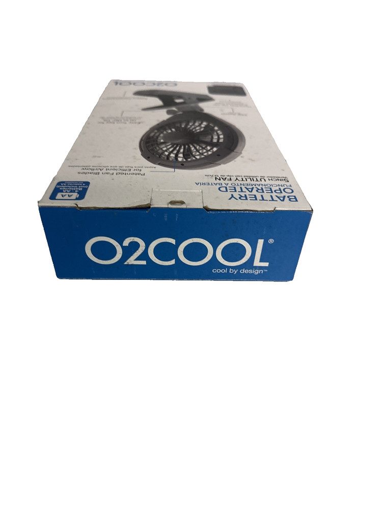 O2COOL 5-inch Battery-Powered Clip Fan Adjustable Rotating Function AA Battery