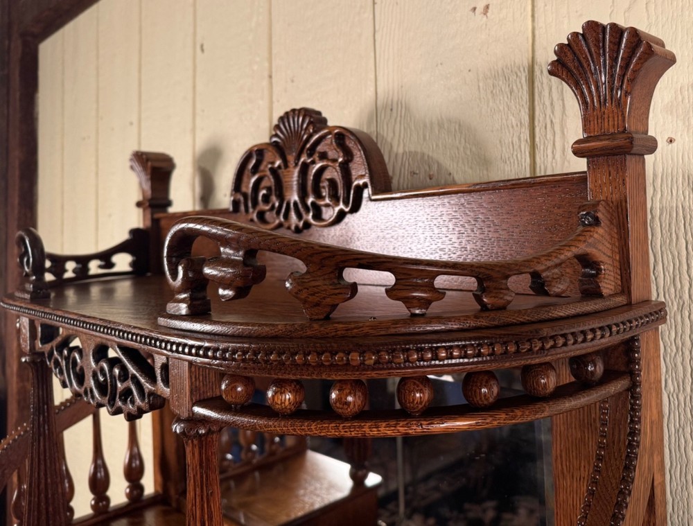 Antique Oak Cowboy Desk