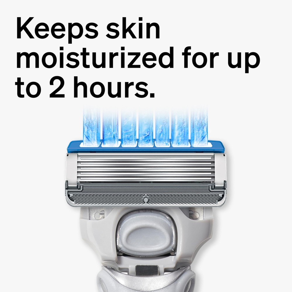 Hydro Dry Skin Razor Refills for Men, 12 Count