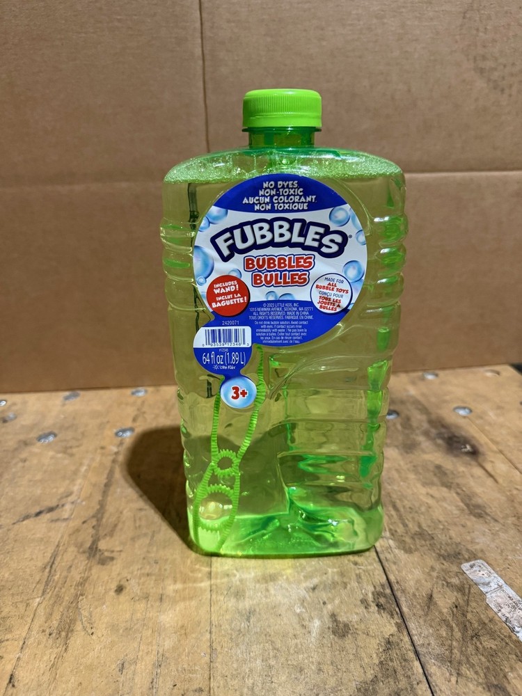 BUBBLES by Fubbles | 64oz Bubble Solution Refill (NEW)
