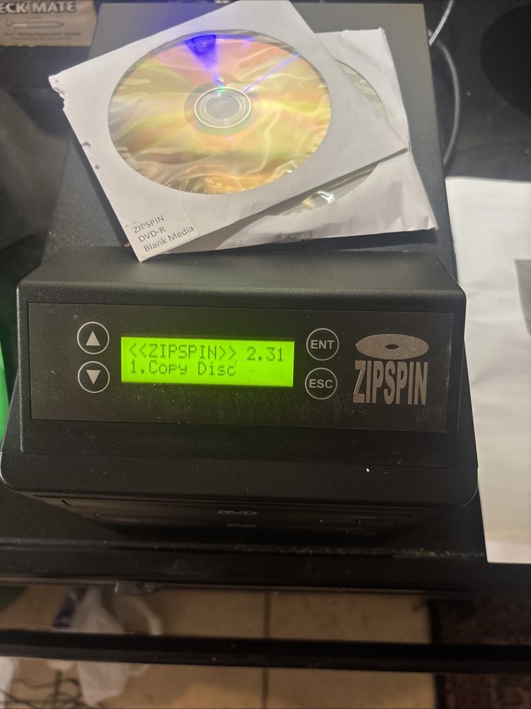 ZipSpin- DVD-121-PRO WM-DC-CD/DVD Disc Multi-Duplicator Burner Recorder