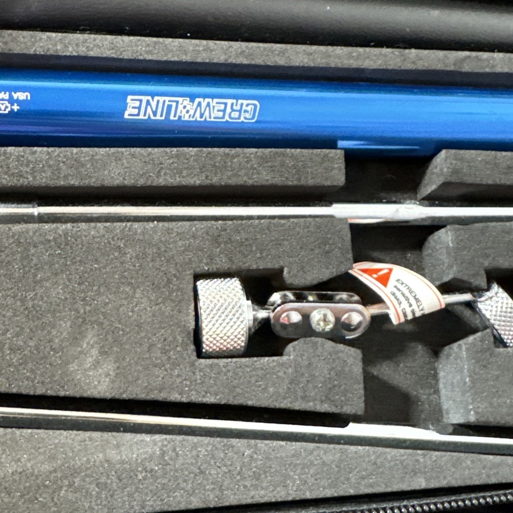 Crewline 8 Piece Tool Flashlight Inspection Kit With Black Case