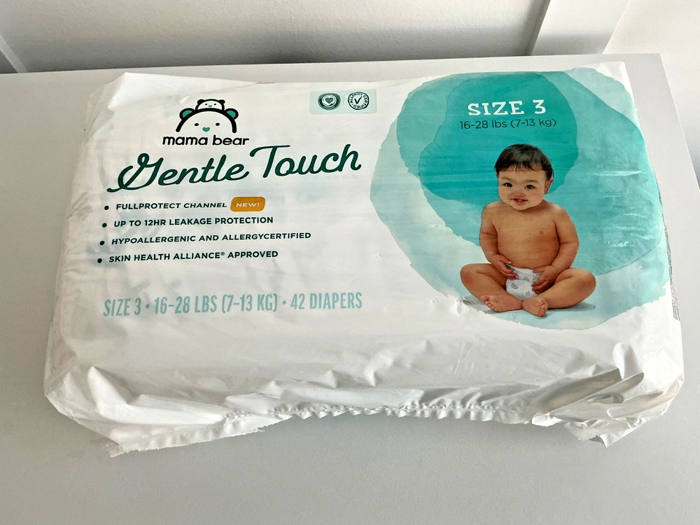 Mama Bear Gentle Touch Diapers, Size 3, 42 Count