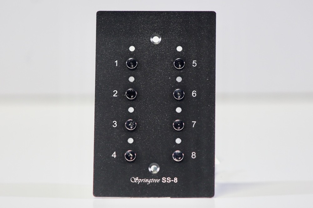 Springtree SS-8 DMX Satellite Wall Station 8-Button Lighting Controller OPEN BOX