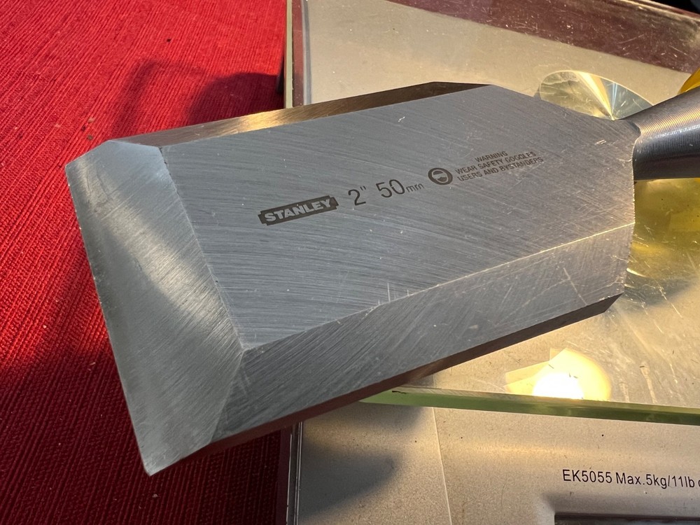 Stanley 2” Chisel..Fat Yellow Translucent Handle.