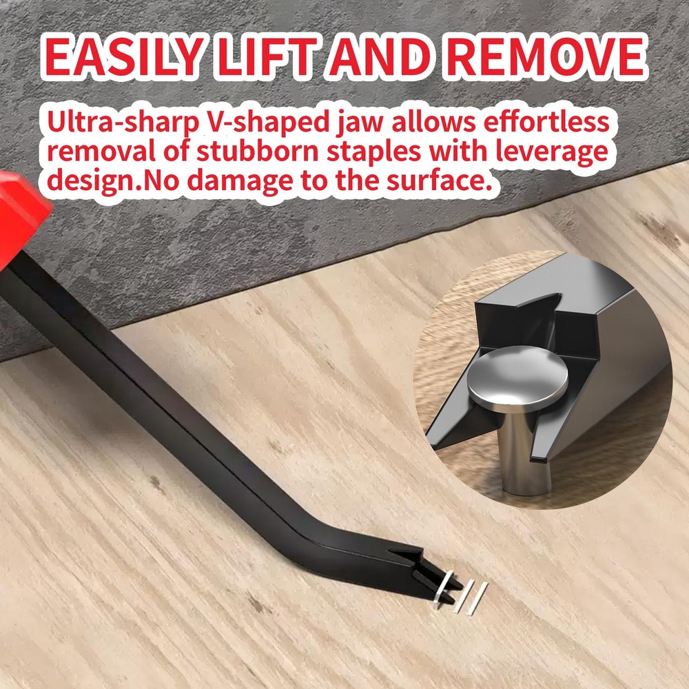 Heavy Duty Staple Remover Tool Professional Staple Tack Puller for Upholstery