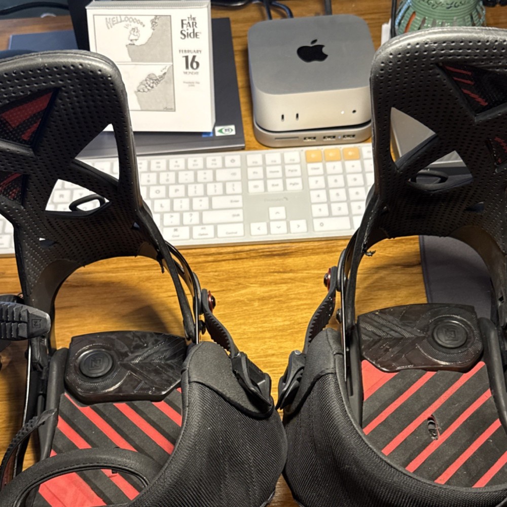 Nitro Phantom Carver Snowboard Bindings. 4x4/Large