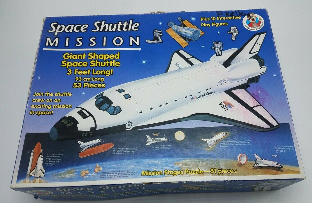 Frank Schaffer Space Shuttle Mission Puzzle 130 Pieces Complete