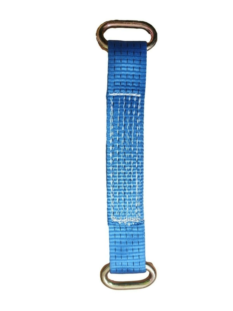 14" Recovery Wheel Strap With Ring Each End - Polyester Wheel Strap - Webbing