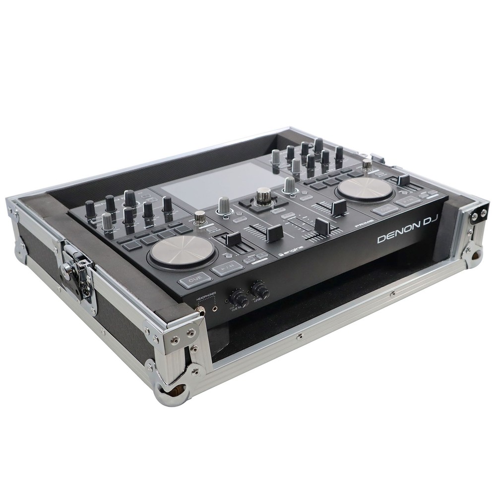 ProX X-PRIMEGO ATA Style Flight Case for Denon DJ Prime Go Controller - Silver