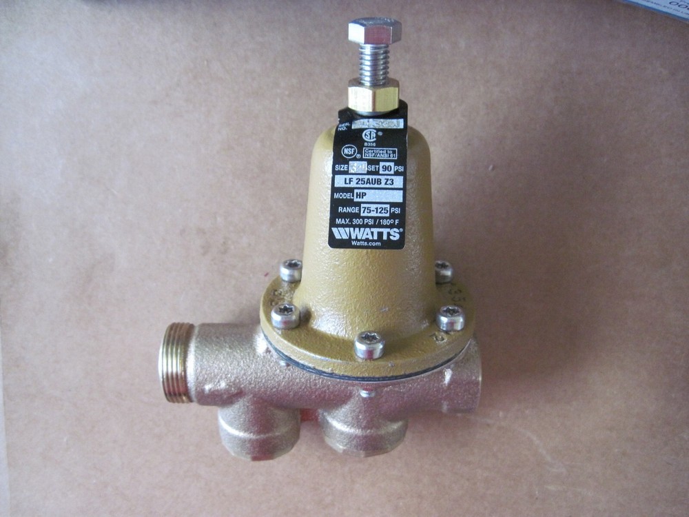 Lot of 2 Watts 1/2 LF25AUB-HP-Z3 Water Pressure Reducing Valve, FOR PARTS