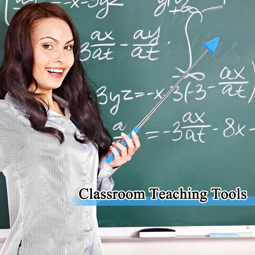 12 Pcs Telescopic Teacher Pointer Stick for Classroom Arrow Extendable...