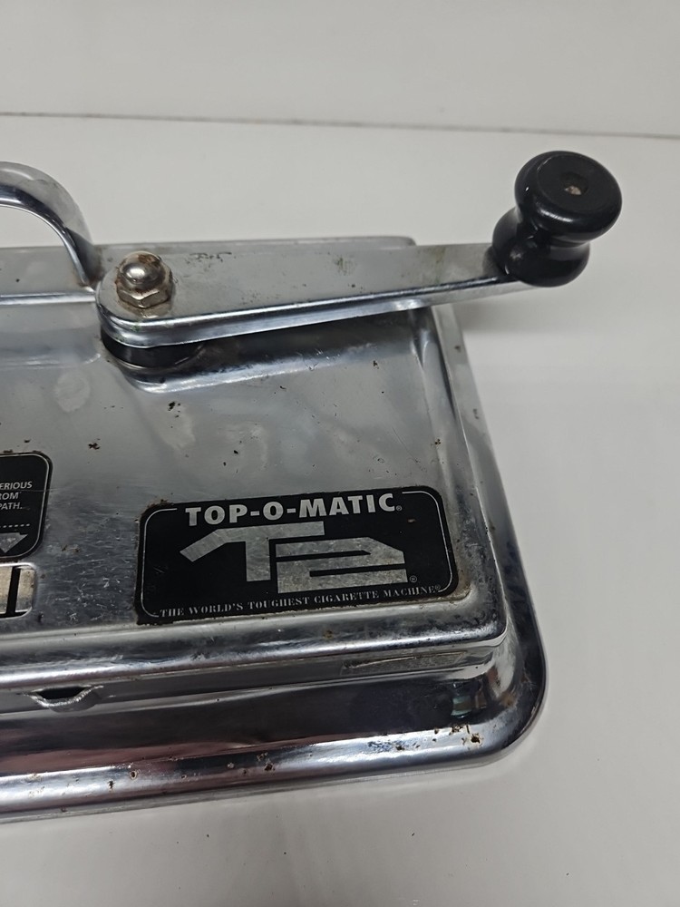 Top-O-Matic T2 Cigarette Rolling Machine Used See Photos