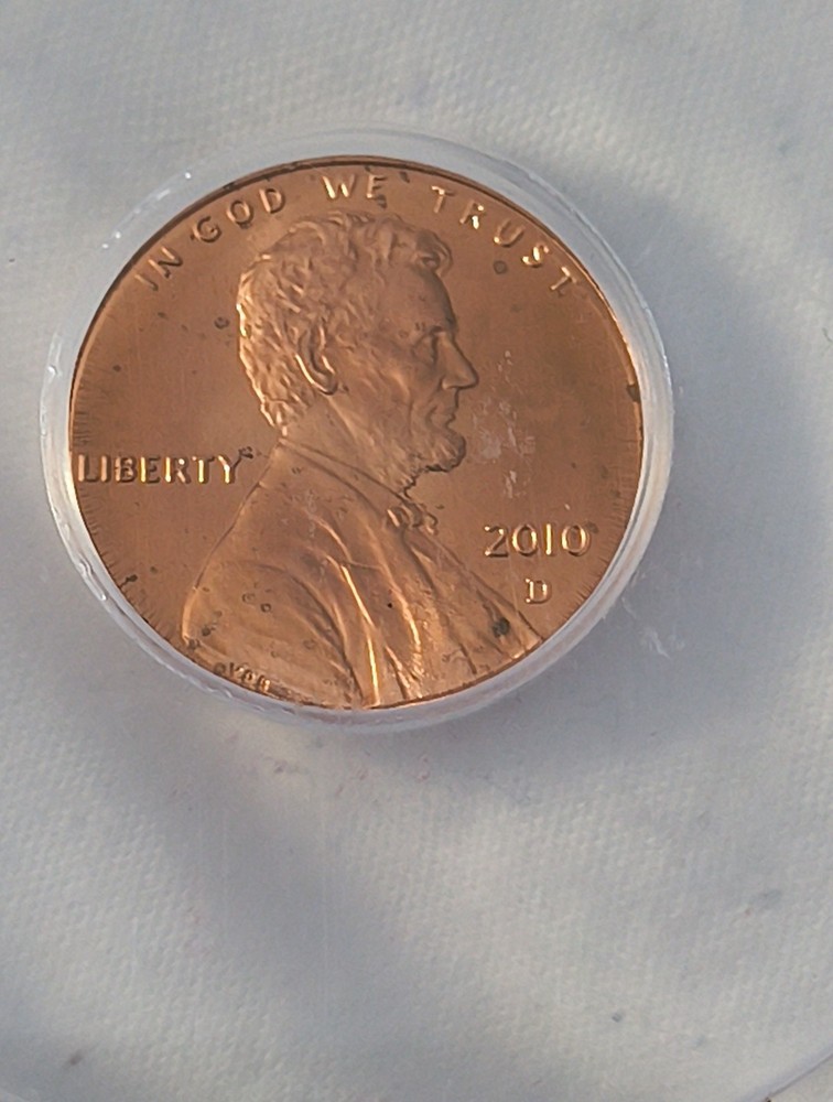2010-D ANACS Ms65 Lincoln Cent Anacs Certified