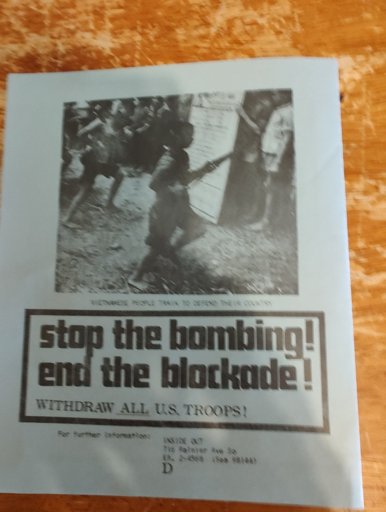ANTI VIETNAM WAR BROCHURE
