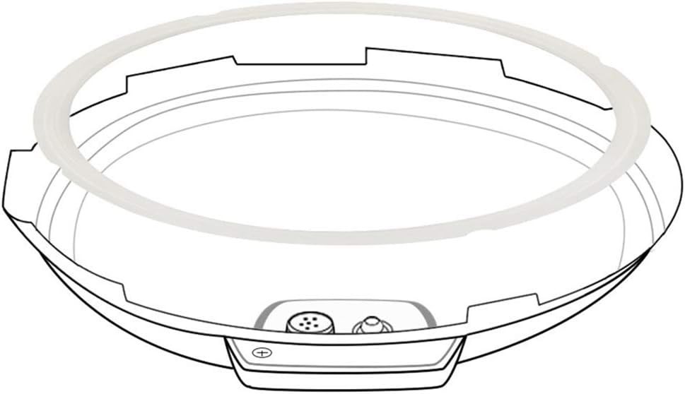 Crock Pot 8 Qt Sealing Ring 2-Pack Silicone Gasket Replacement