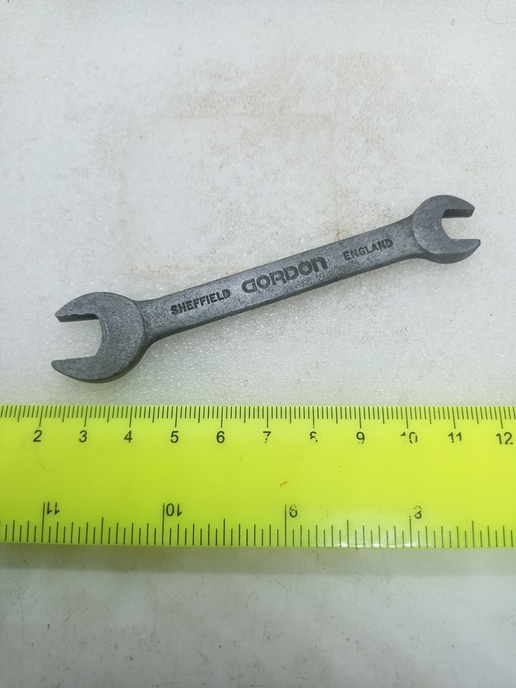 Vintage Gordon Tools Sheffield 8 & 10 mm Open End Spanner
